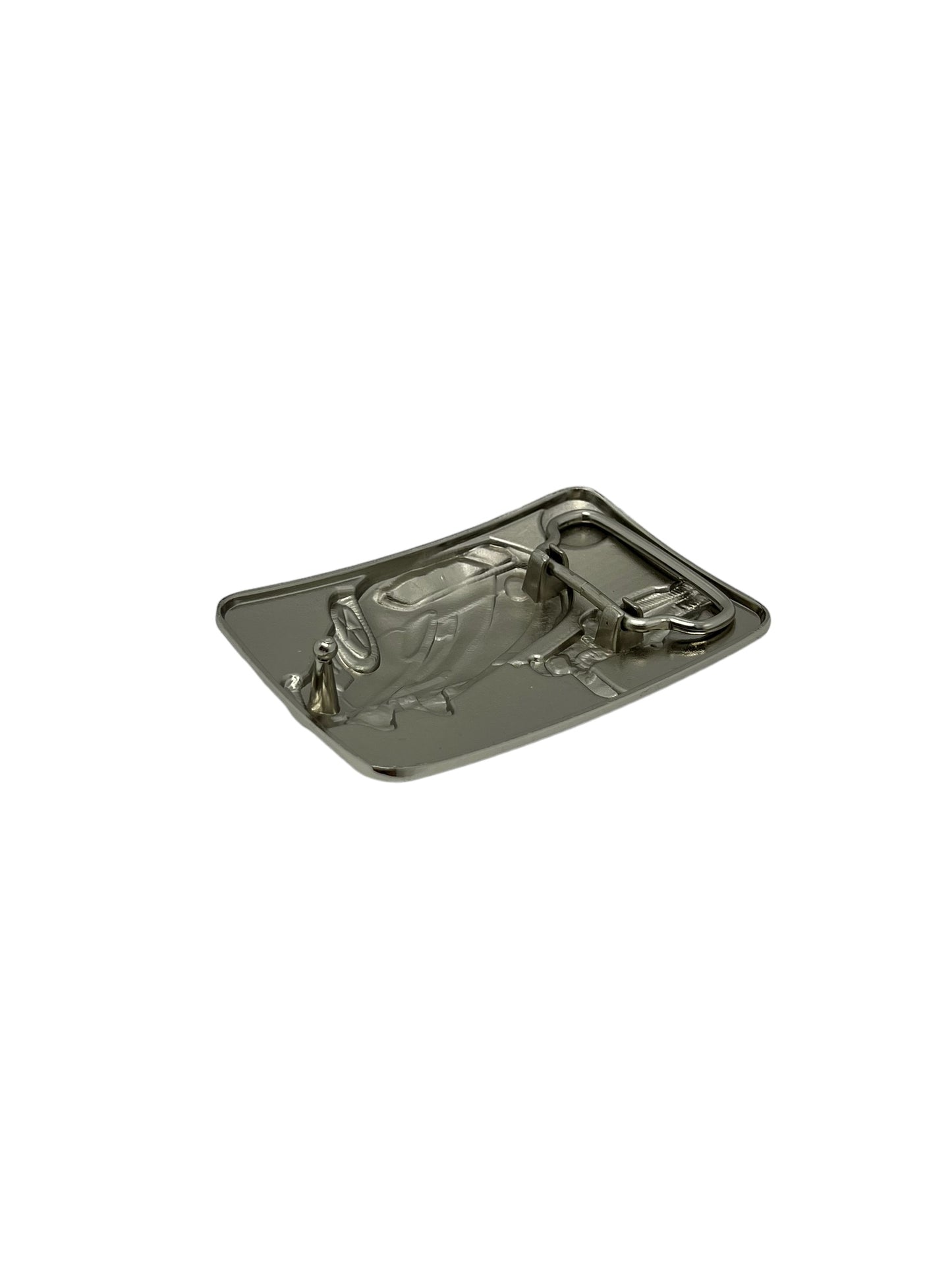 Hebilla tipo chapa para cinturón de hombre 4cm