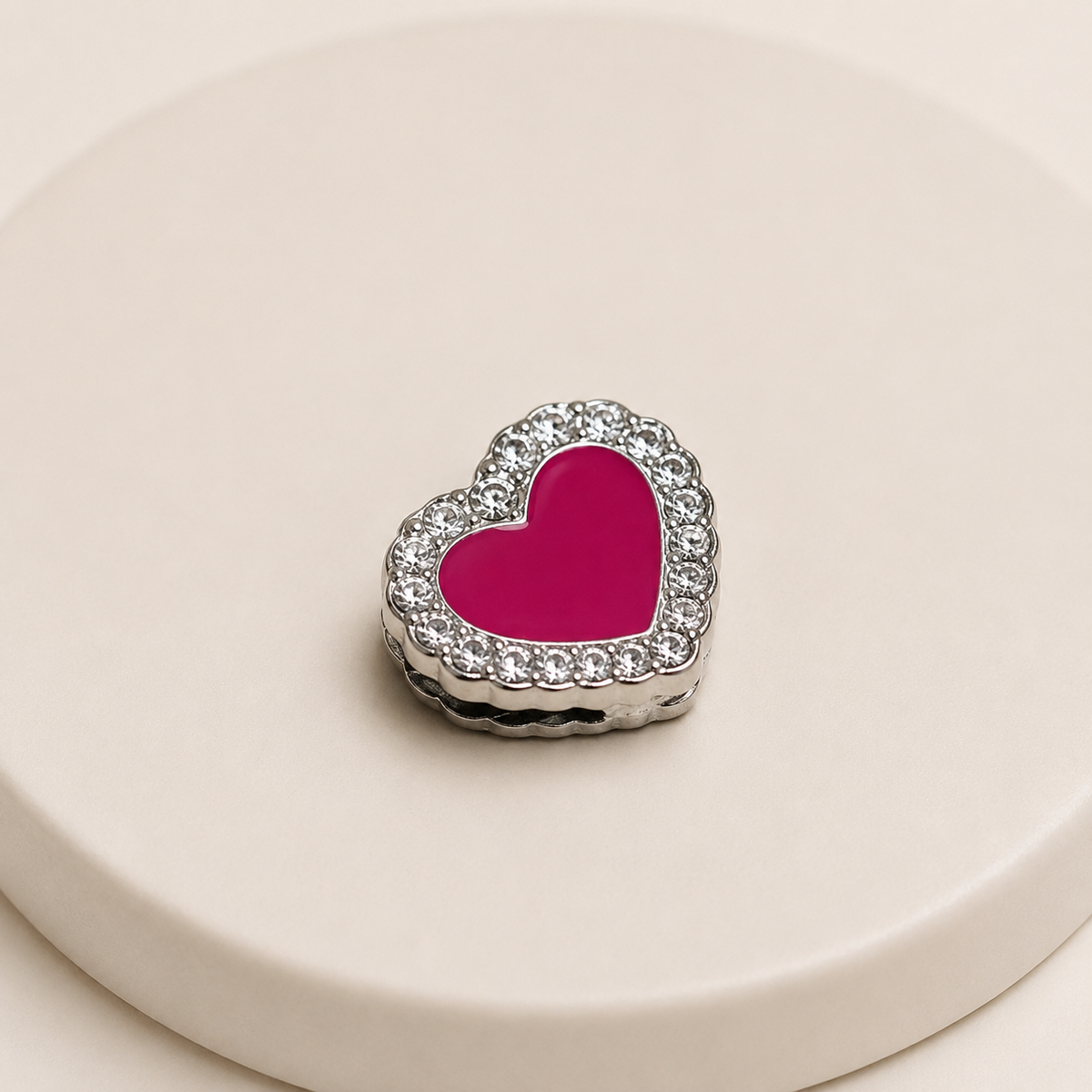 Dije Pasador Figura Corazón x12 Unds