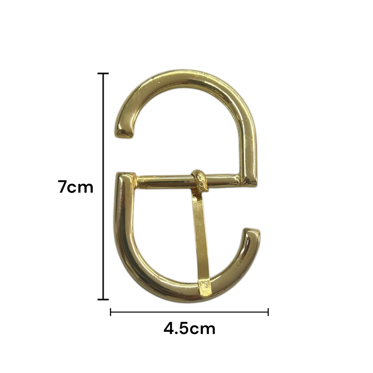 Hebilla de aguijón Metálica dorada de 30mm