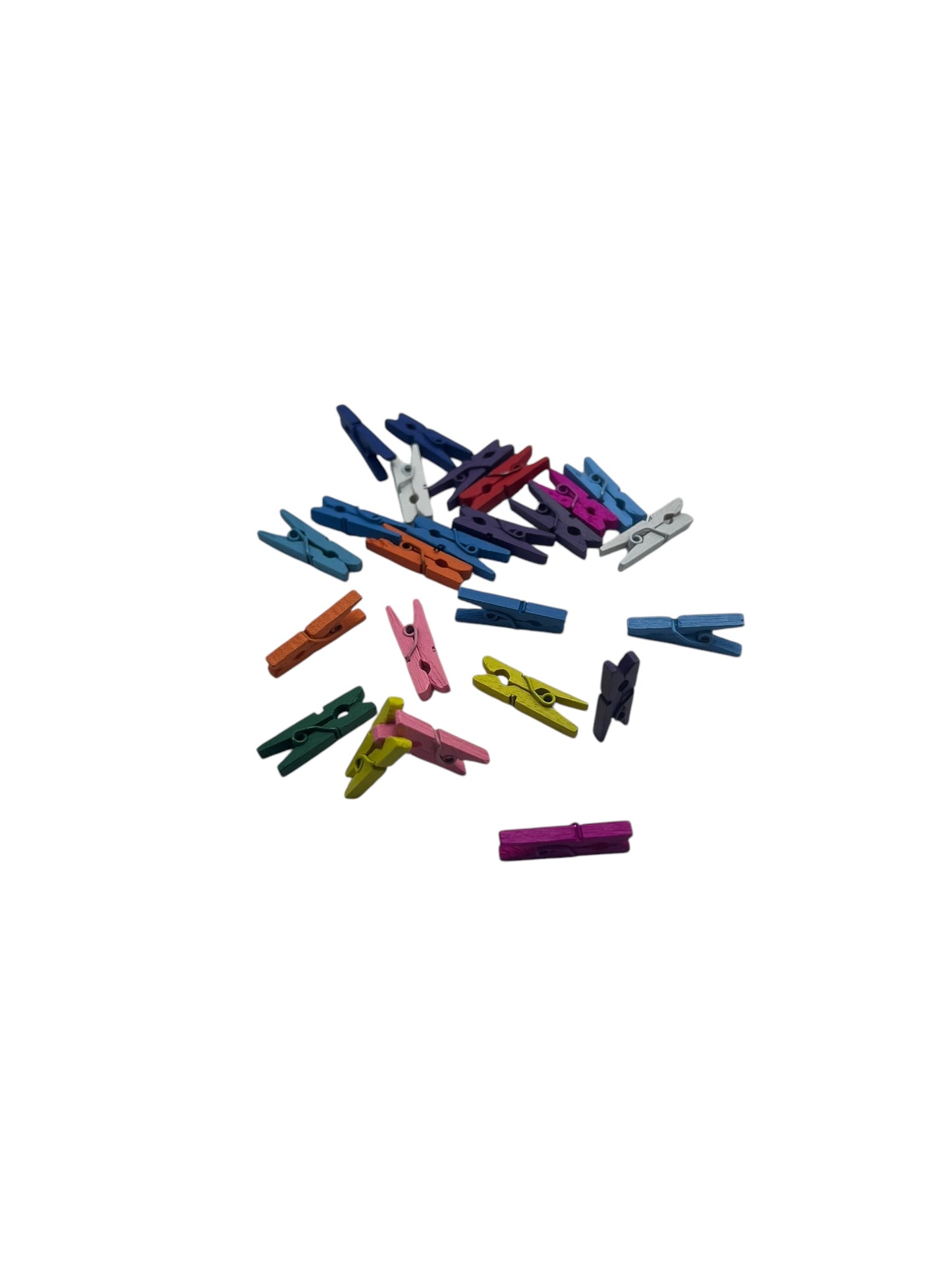 Gancho Madera Colores x 24 unidades
