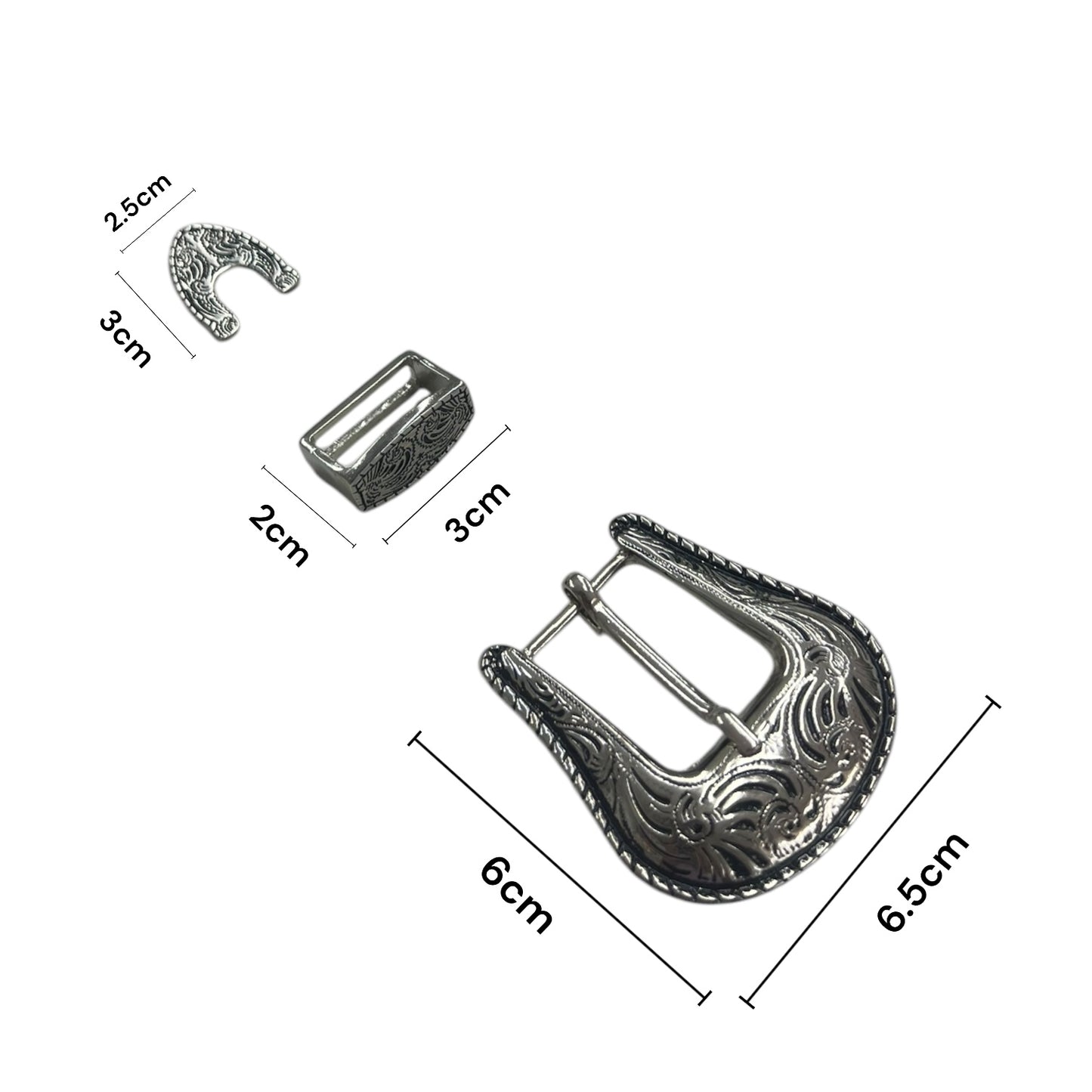 Hebilla vaquera de 25mm