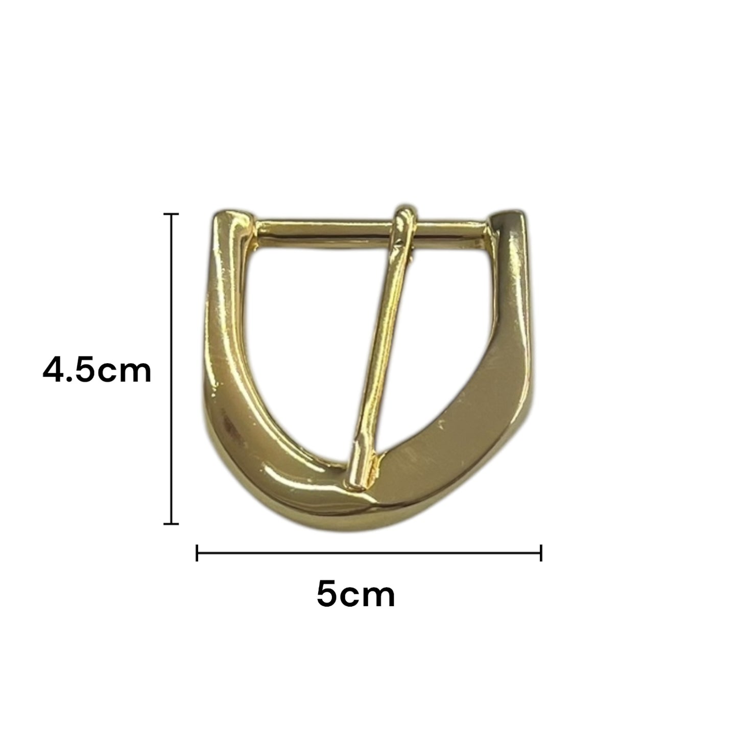 Hebilla de aguijón Metálica dorada de 3cm