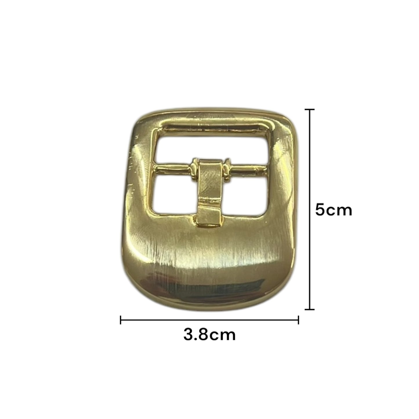 Hebilla de aguijón Metálica Dorada de 24mm