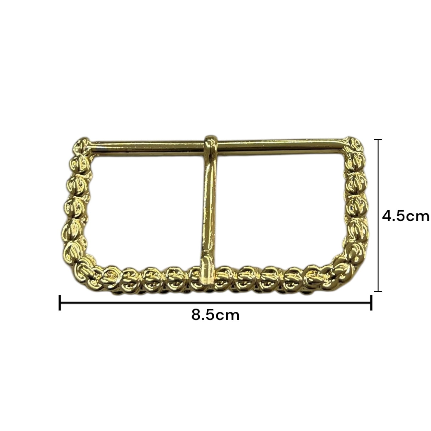 Hebilla de aguijón Metálica Dorada de 70mm