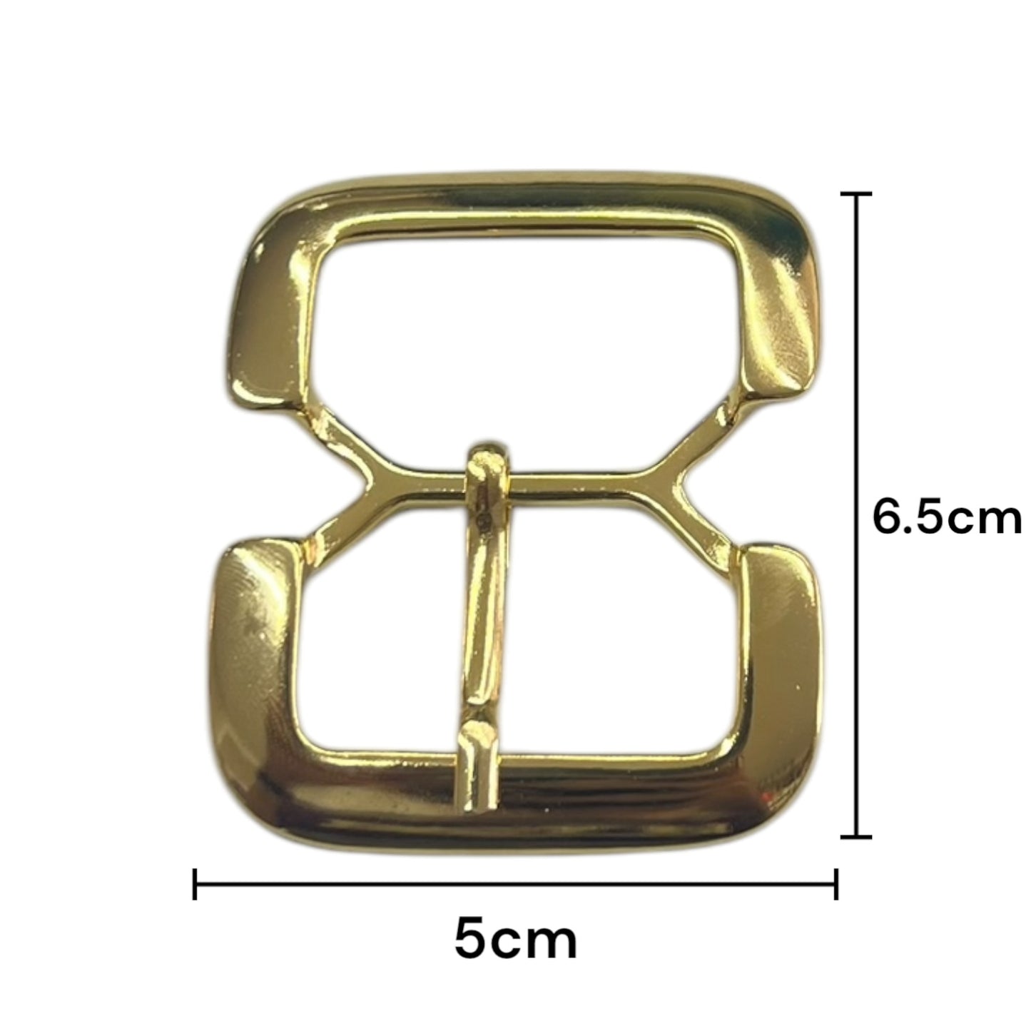 Hebilla de Aguijón Metálica Dorada de 2.5cm