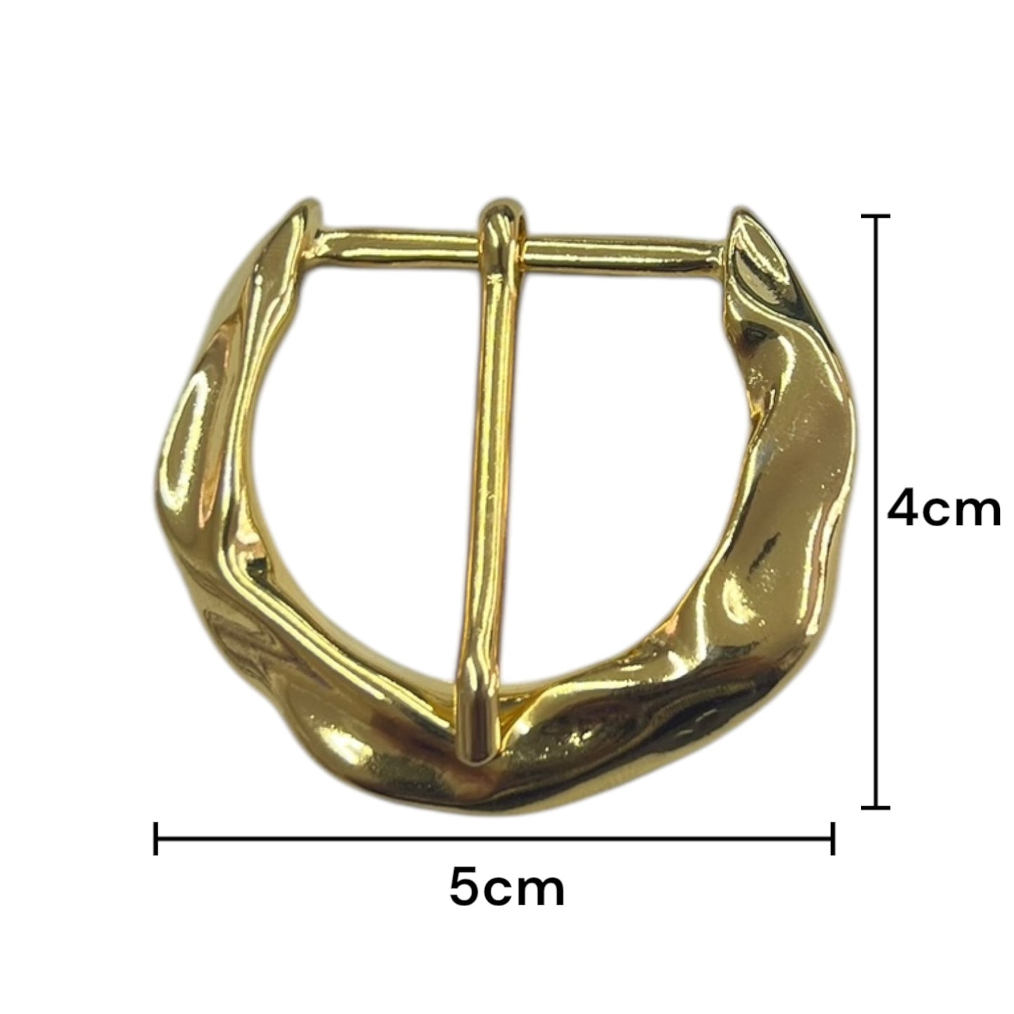 Hebilla de Aguijón Metálica Dorada de 3cm