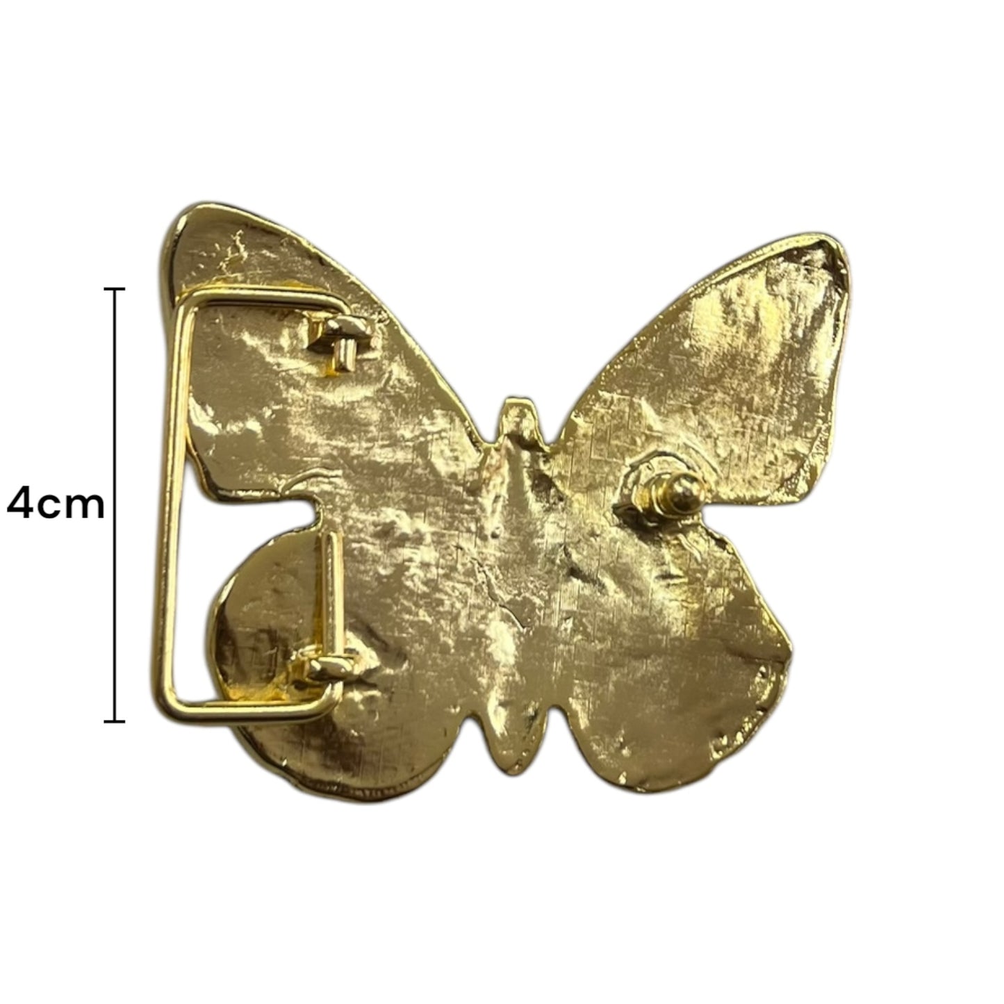 Hebilla de Pin para Cinturón Dorado de 4cm