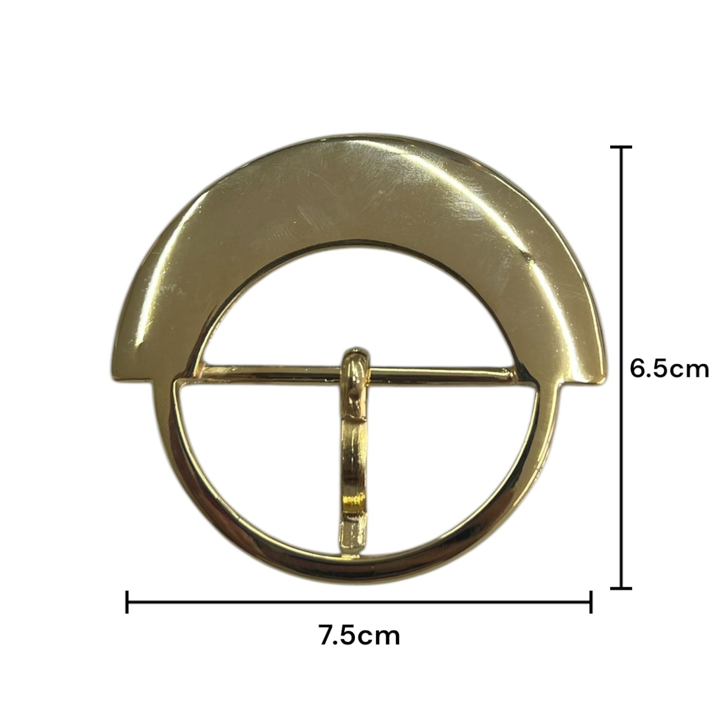 Hebilla de Aguijón Metálica Dorada para cinturón de 4cm