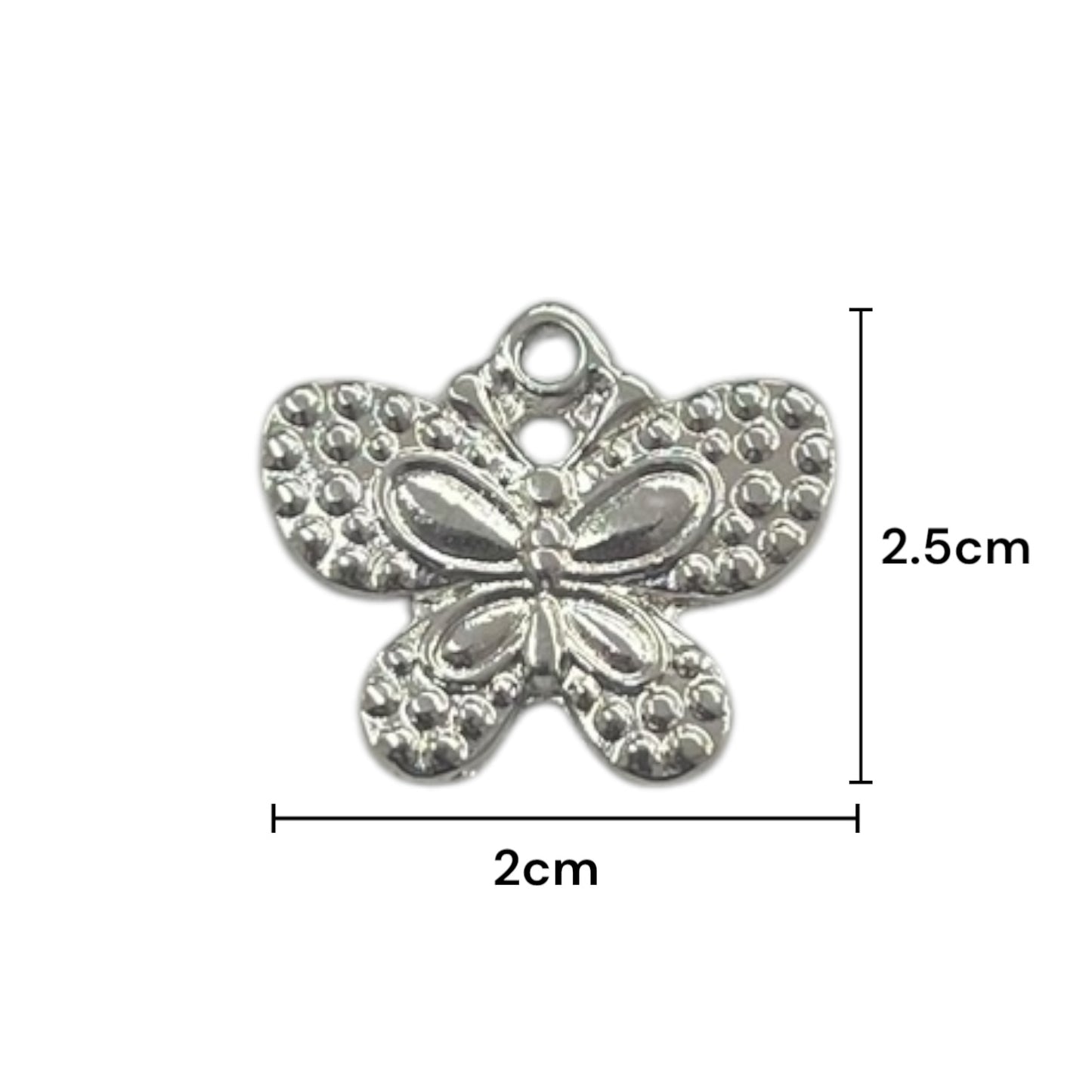 Dije Metálico figura de mariposa