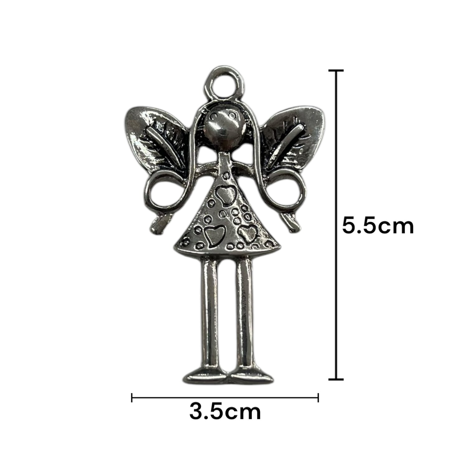 Dije Metálico en forma de ángel