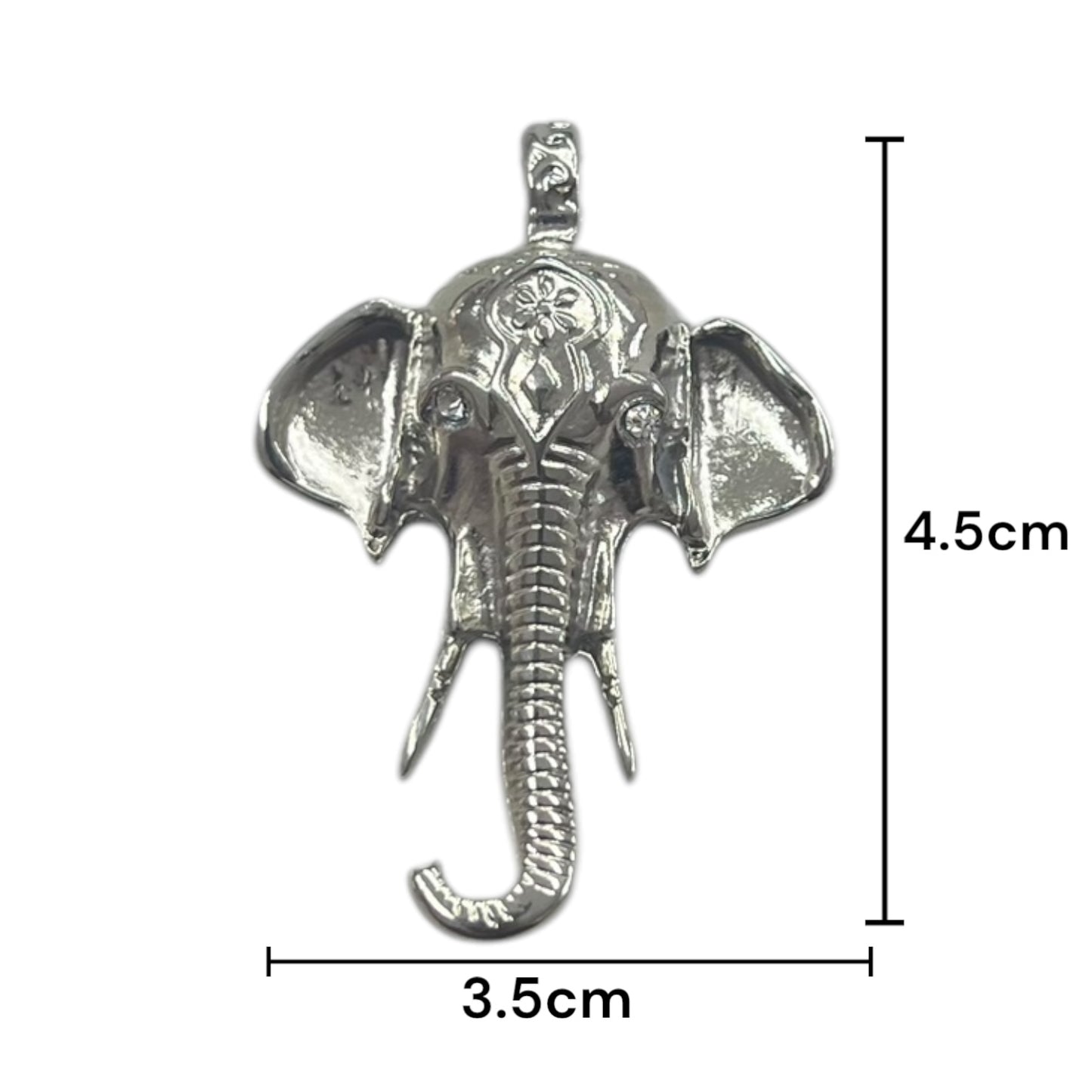 Dije Metálico cara de elefante