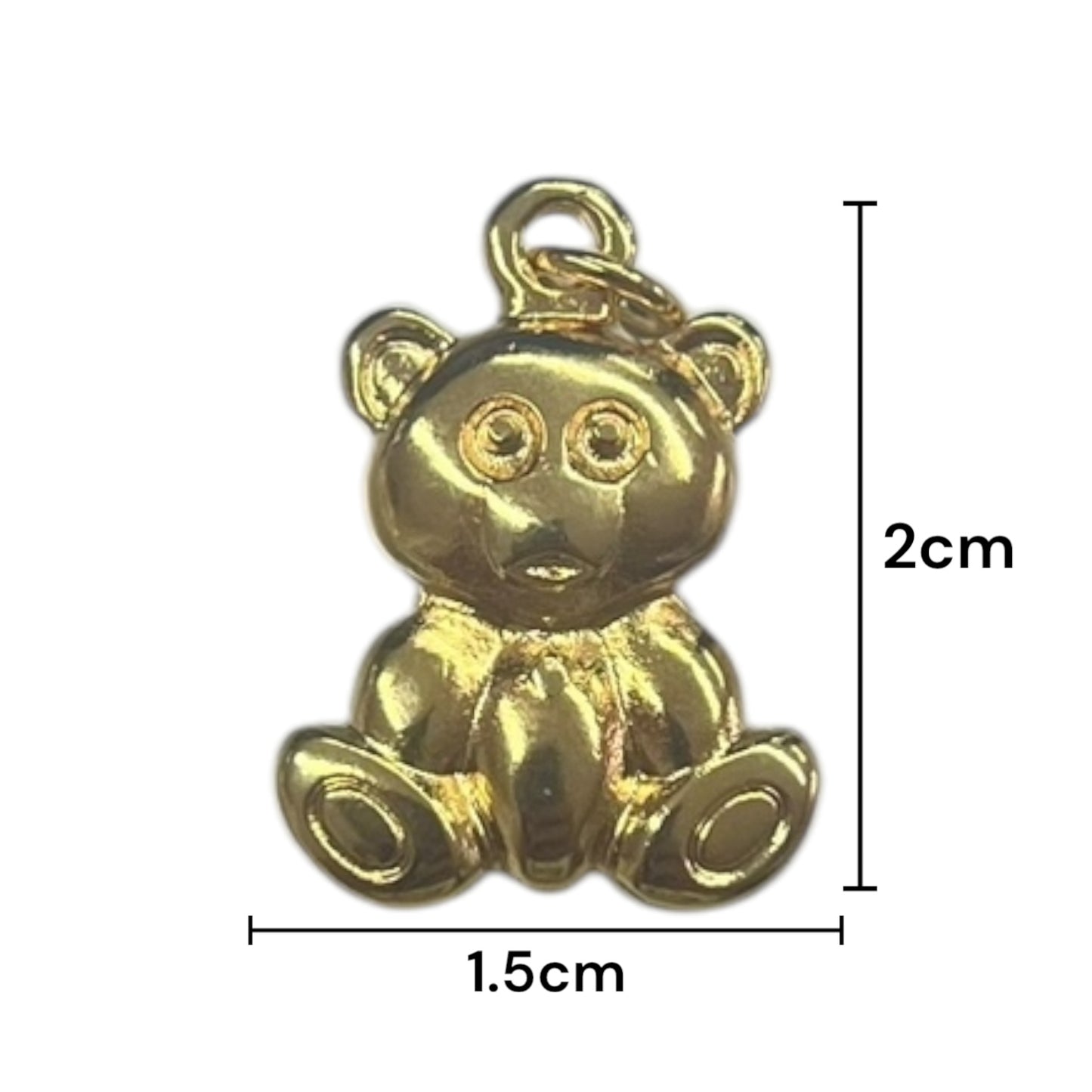 Dije Metálico figura de oso