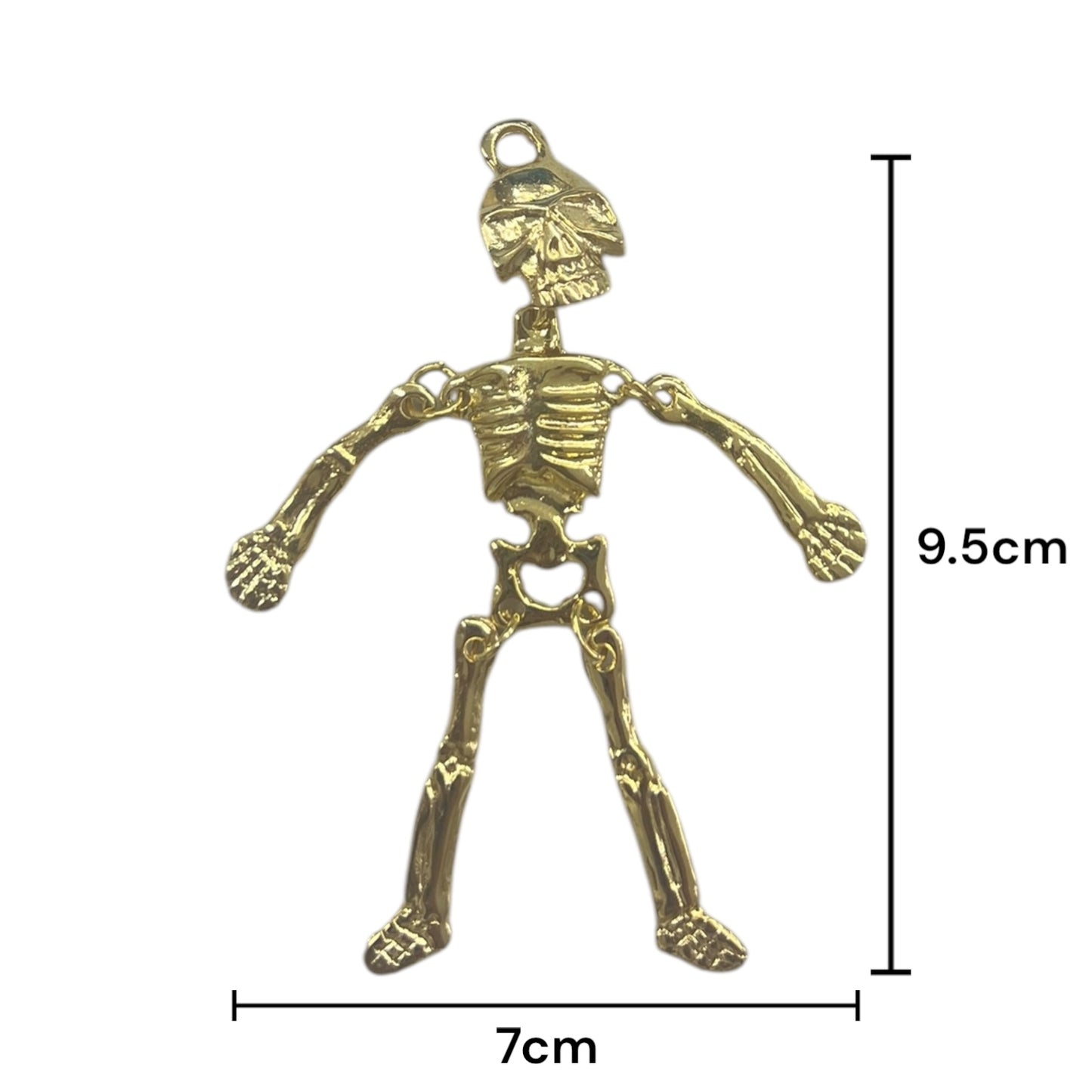 Dije Metálico figura de esqueleto