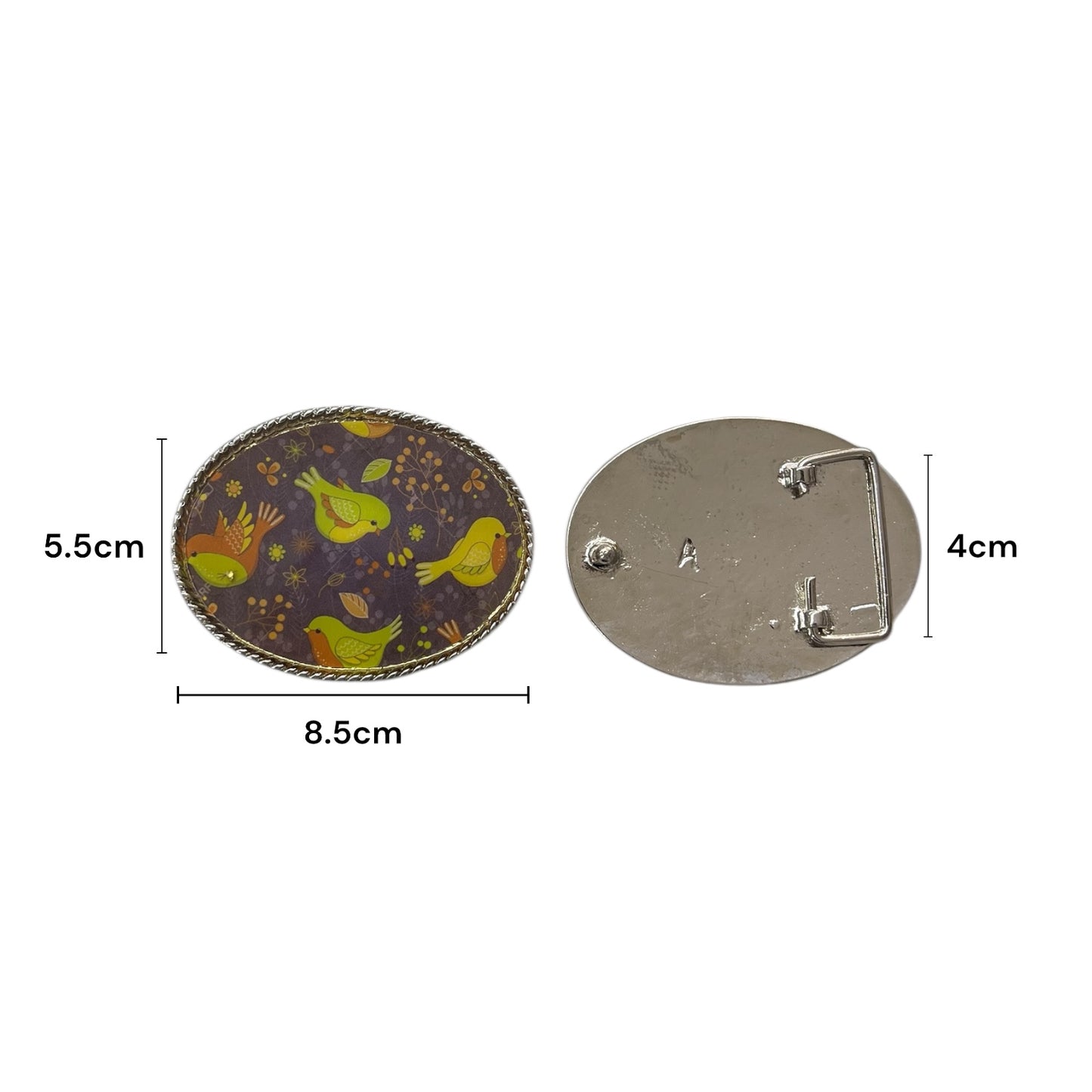 Hebilla de Pin para Cinturón 4cm