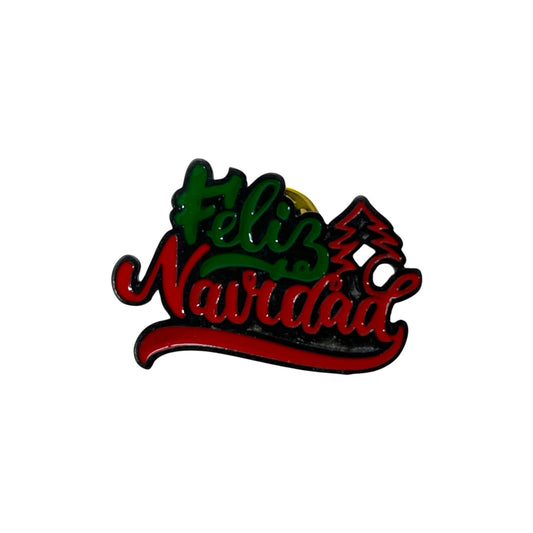 Pin o Prendedor Feliz Navidad