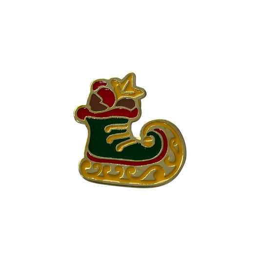 Pin o Prendedor Bota de Elfo dorado