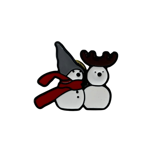 Pin o Prendedor Muñeco de Nieve
