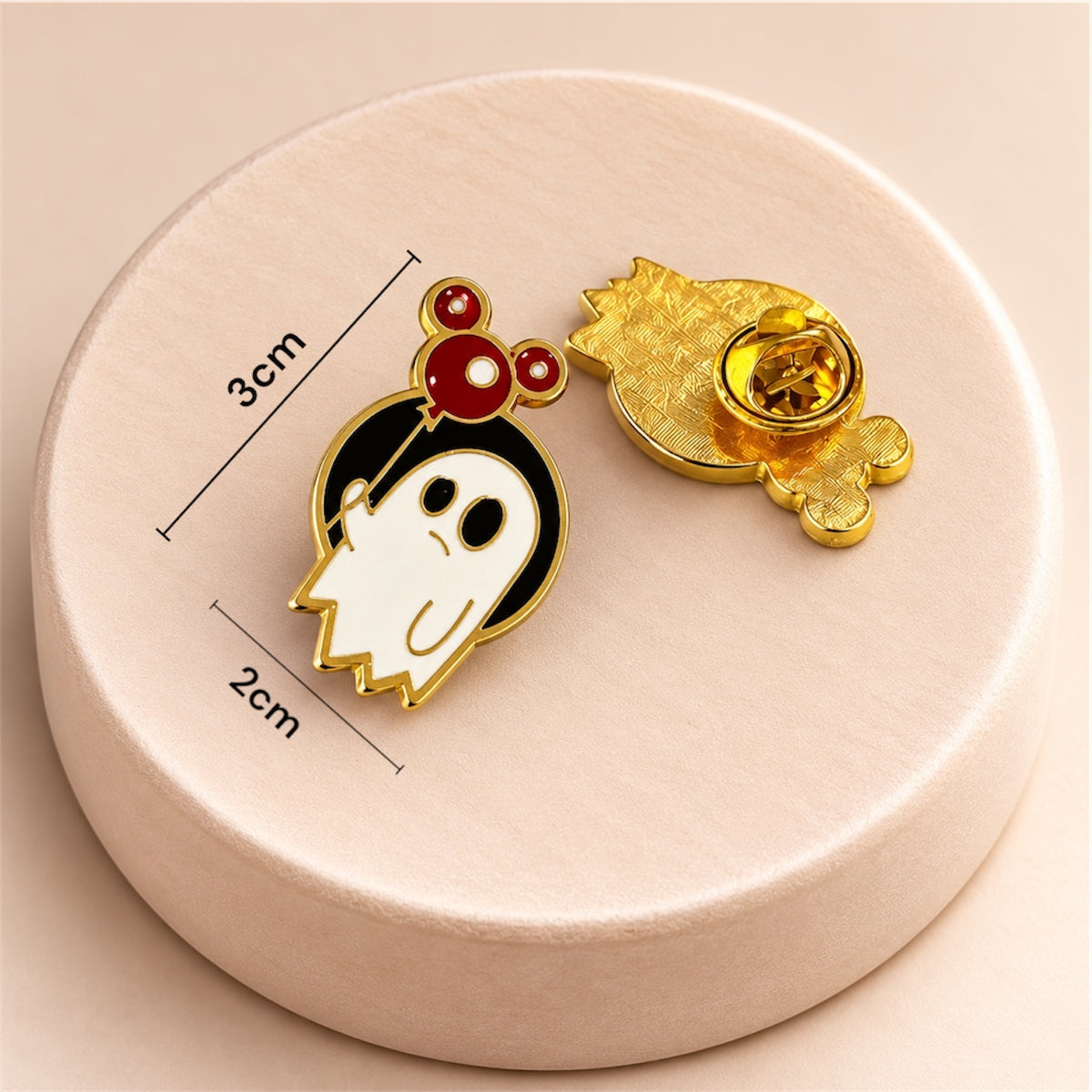 Pin o prendedor de Fantasma Dorado