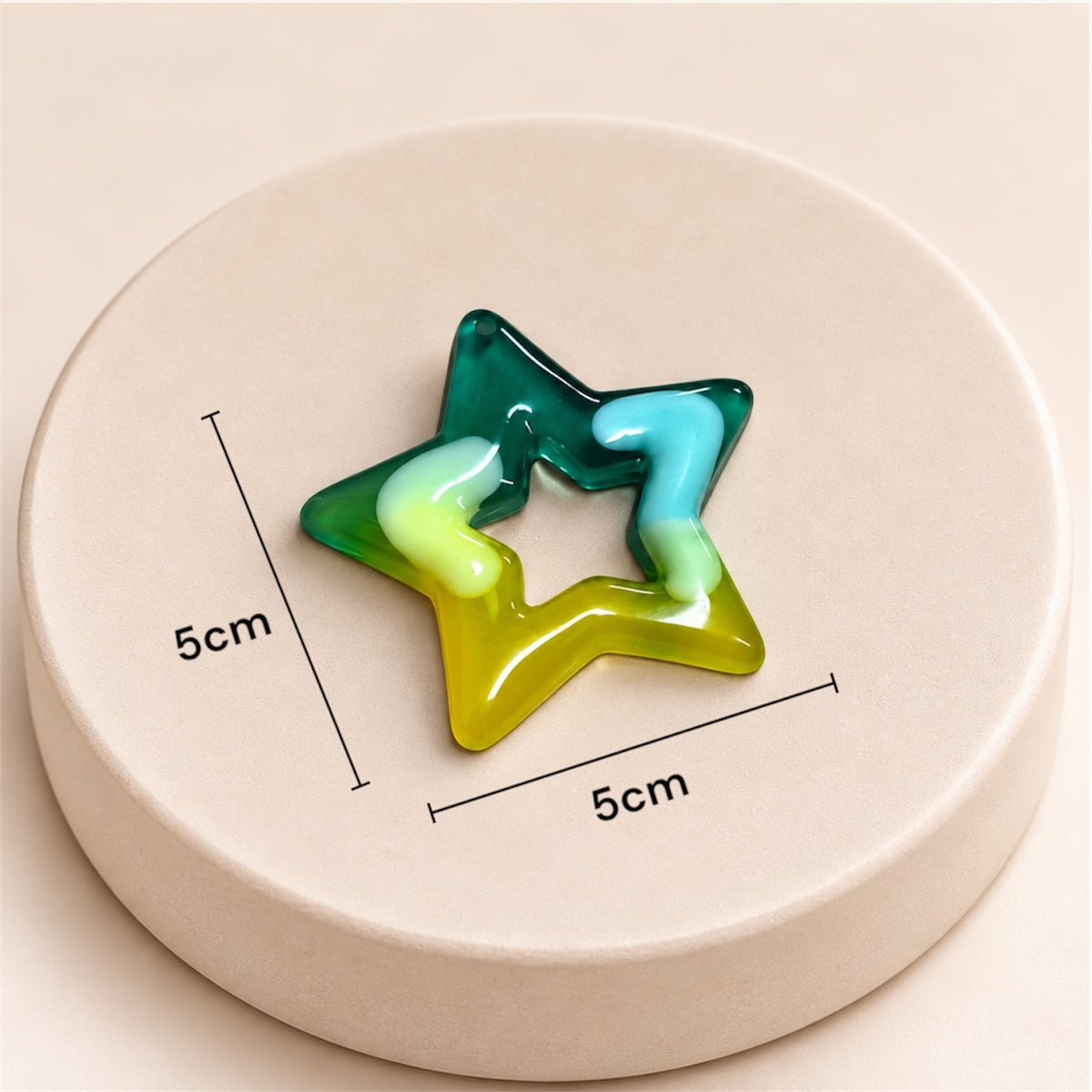 Figura de Estrella en acrílico x 10 unds
