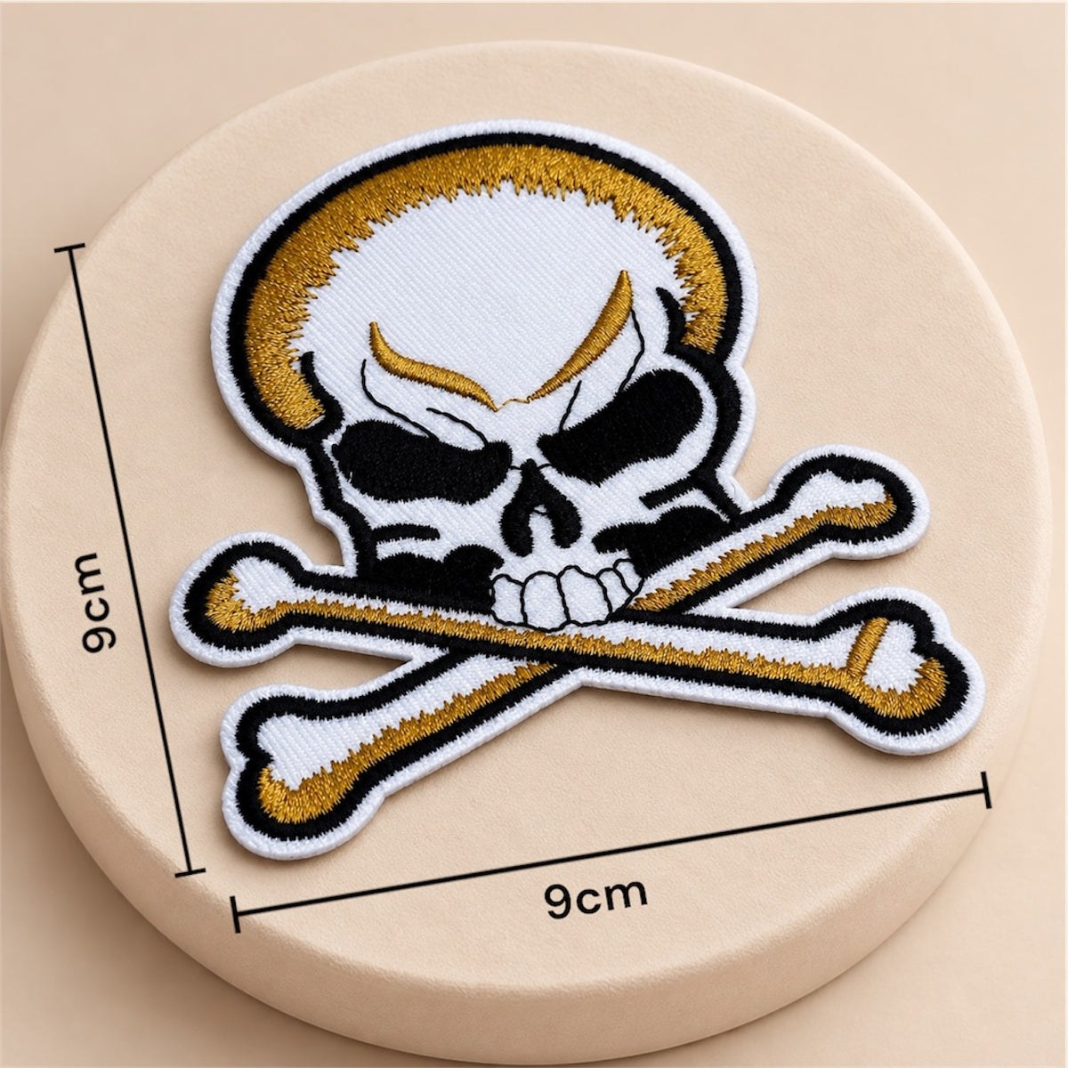 Aplicación o parche figura de calavera