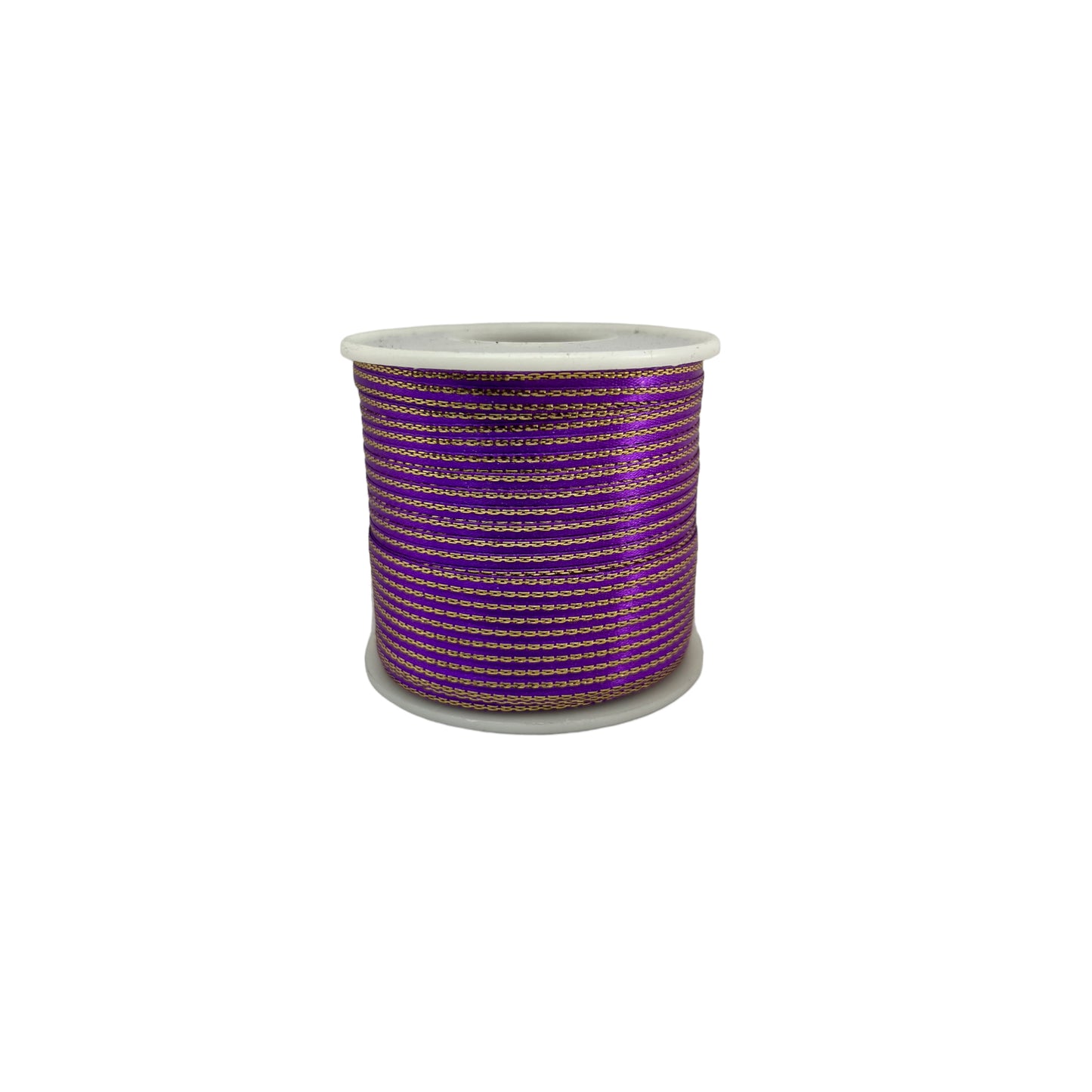 Cinta Satín 3mm con Lurex Rollo