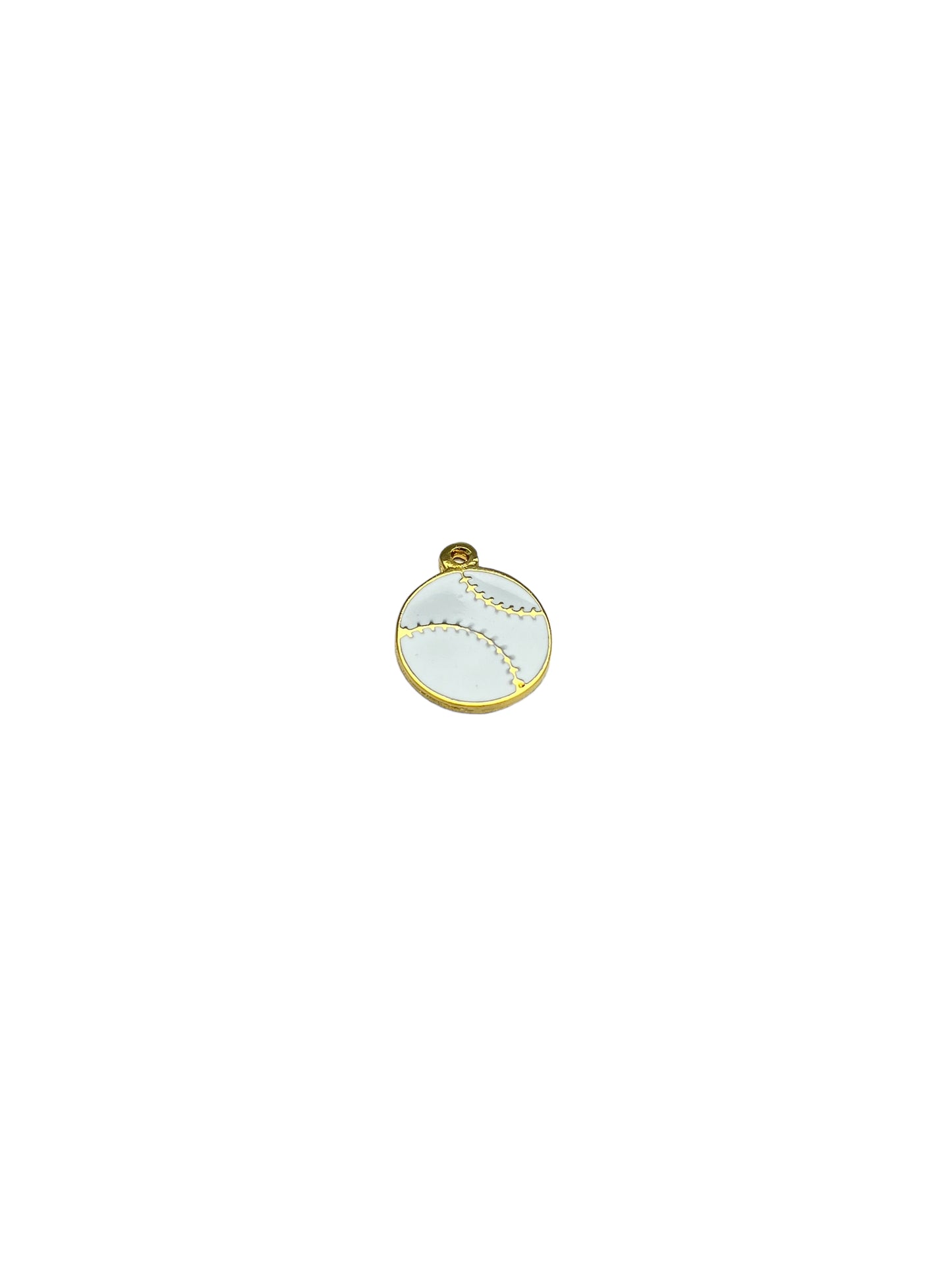 Dije de Pelota de Beisbol Dorado