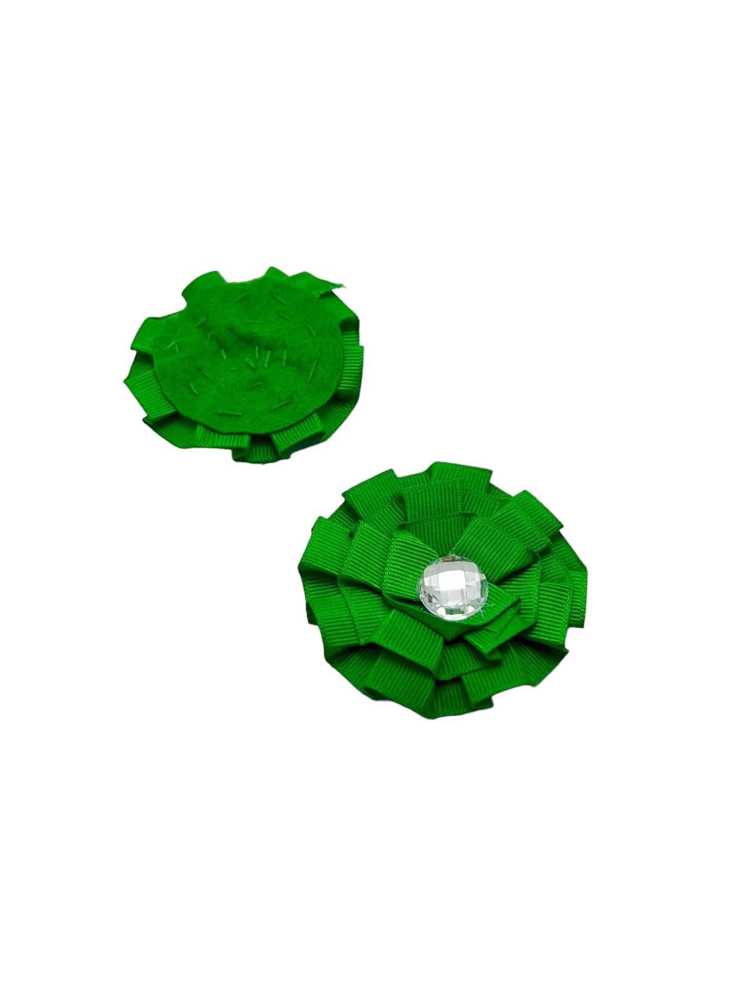 Flores en Tela de Colores x 12 unidades