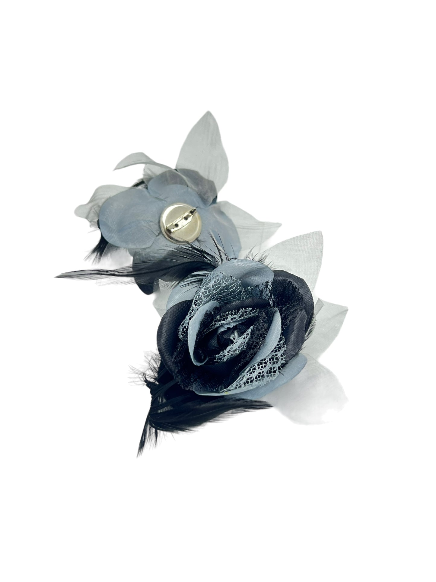 Prendedor Decorativo de Flor en Tela x 2 unidades