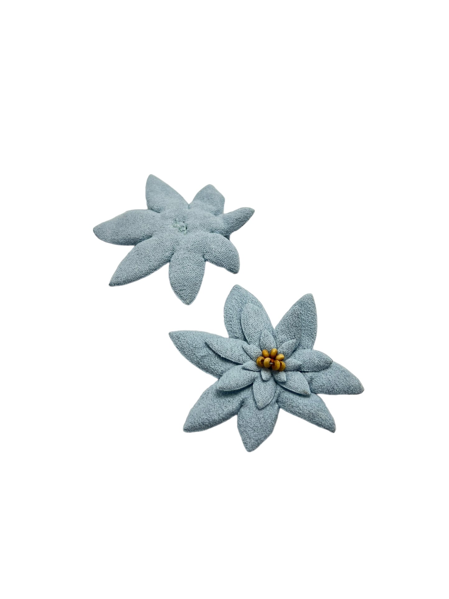 Flores en Tela de Colores x 12 unidades