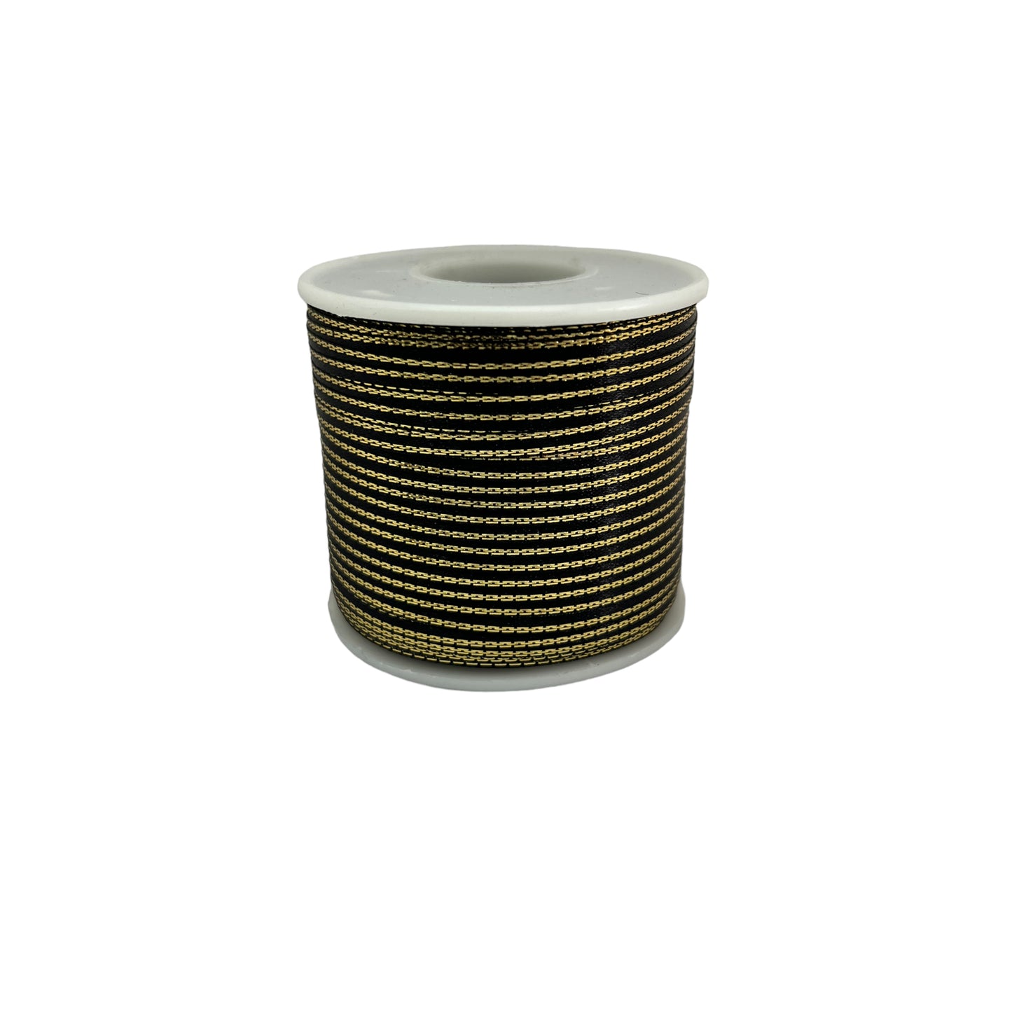 Cinta Satín 3mm con Lurex Rollo