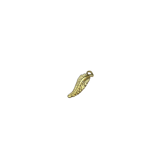 Dije de Pluma Dorado