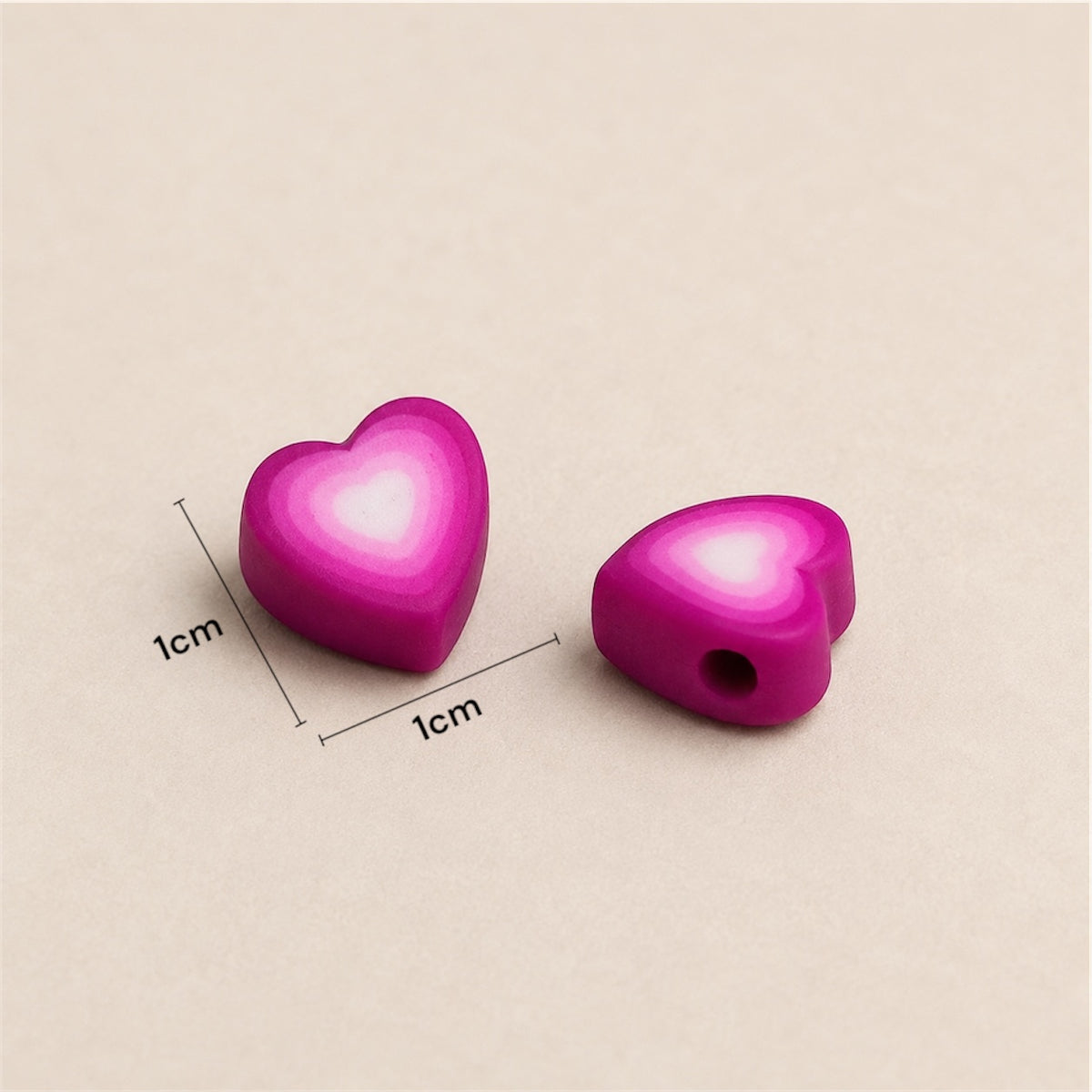Fimo Figura de Corazón x10 Unds