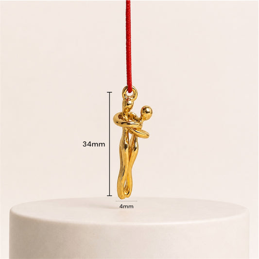 Juego Dijes de Pareja Dorados