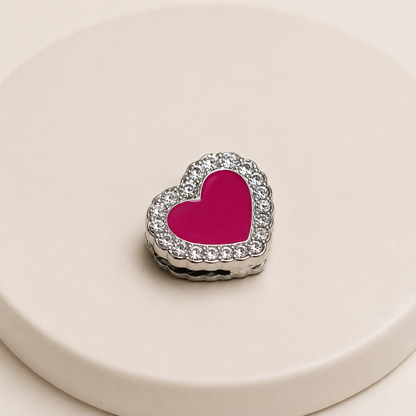 Dije Pasador Figura Corazón x12 Unds