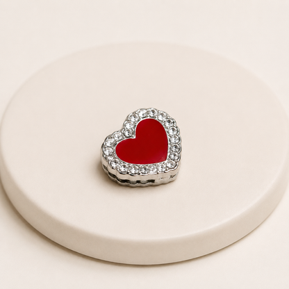 Dije Pasador Figura Corazón x12 Unds