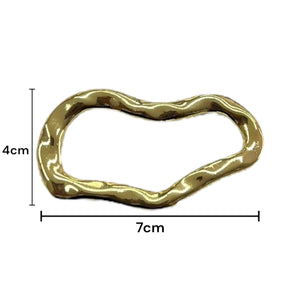 Herraje Decorativo metálico Dorado