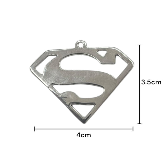 Dije Metálico tipo medalla de Superman