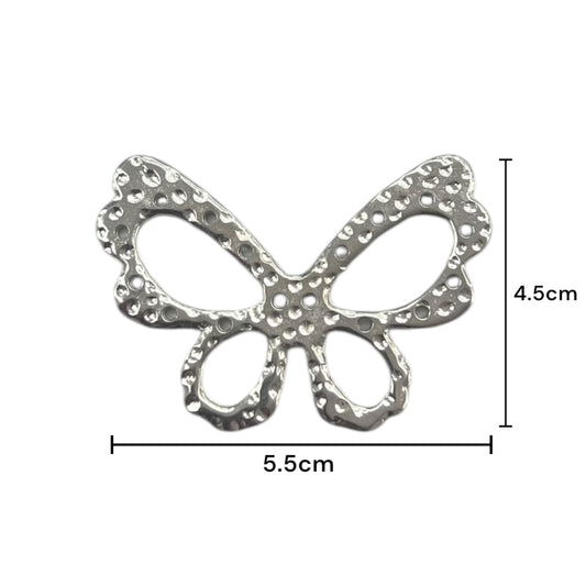 Dije Metálico figura de mariposa