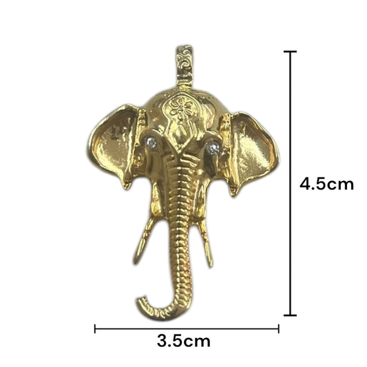 Dije Metálico cara de elefante