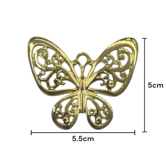 Dije Metálico en forma de mariposa