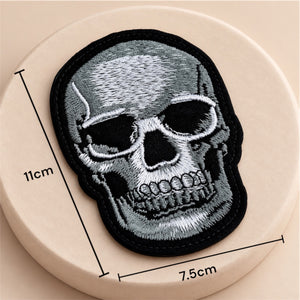Aplicación o parche figura de calavera
